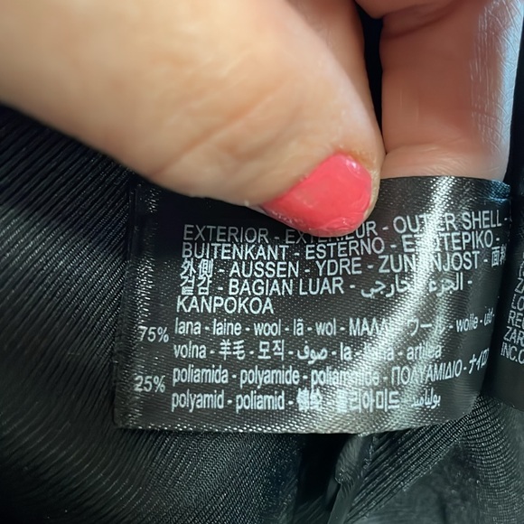 Zara wool toggle close coat - Picture 6 of 10